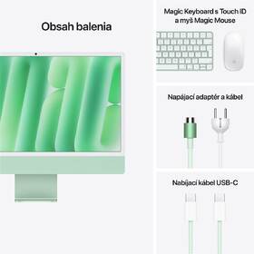 PC all in-one Apple 24" M4 10× CPU 10× GPU, 16 GB, 512 GB - zelený SK 

 obrázok produktu 8 z 8