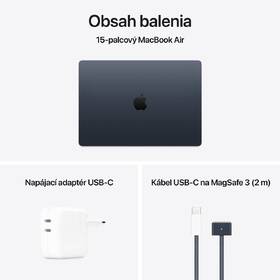 Notebook Apple 15" M4 10× GPU, 16GB, 256GB - polnočný SK 

 obrázok produktu 10 z 10