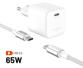 Sieťový adaptér FIXED Mini 65W GaN, USB-C, PD biely

 obrázok produktu 1 z 10