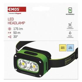 Čelovka EMOS NABÍJACIA LED 175 LM, 800 mAh čierna/zelená

 obrázok produktu 2 z 4
