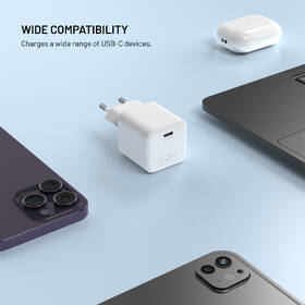 Nabíjačka do siete FIXED Mini USB-C, 65W biely

 obrázok produktu 4 z 8