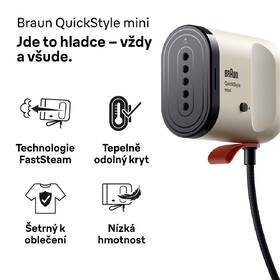 Ručný naparovač odevov Braun GS1011BG béžový

 obrázok produktu 8 z 8