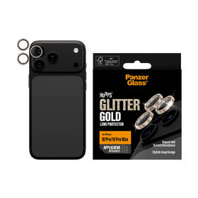Tvrdené sklo PanzerGlass Hoops na Apple iPhone 18 Pro/Pro Max třpytivě zlaté čierne

 obrázok produktu 3 z 4