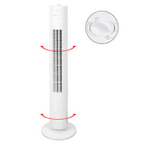 Ventilátor stĺpový Clatronic TVL 3770 WH biely

 obrázok produktu 3 z 7