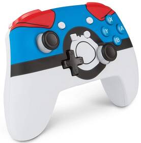 Gamepad PowerA Enhanced Wireless Controller, Nintendo Switch - Pokemon Great Ball čierny/biely/modrý

 obrázok produktu 1 z 5