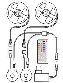 LED pásik Modee LS12W2X1,5MRGB2700 

 obrázok produktu 2 z 2