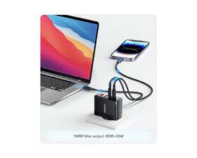Nabíjačka do siete Essager Multi Charge 100W, 2x USB-C, 2x USB-A čierna

 obrázok produktu 5 z 10