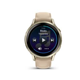 Inteligentné hodinky Garmin Venu 4 - 41 mm + kožený remienok zlaté/béžové

 obrázok produktu 3 z 8