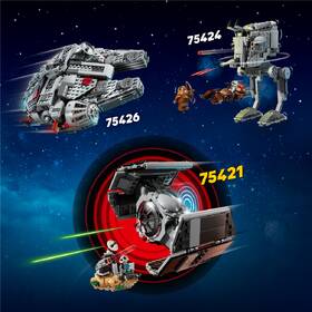 Stavebnica LEGO® Star Wars™ 75427 SMART Play™: Súboj v trónnej sieni a A-Wing™ 

 obrázok produktu 8 z 8