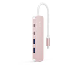 USB Hub Epico UltraHub 5in1 Slim Alu EH15 USB-C ružový

 obrázok produktu 2 z 3