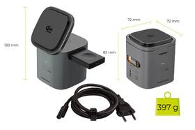 Nabíjačka do siete Mobile Origin 100W, Qi2 25W Foldable Charger PW37, MagSafe čierna

 obrázok produktu 13 z 16