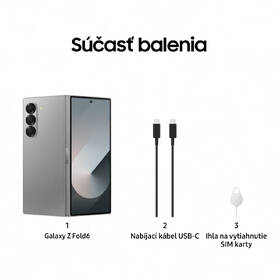 Mobilný telefón Samsung Galaxy Z Fold6 5G 12 GB / 256 GB sivý

 obrázok produktu 8 z 34