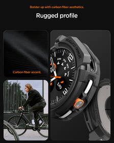 Ochranné puzdro Spigen Rugged Armor na Samsung Galaxy Watch 8 Classic (46mm) čierny

 obrázok produktu 12 z 14