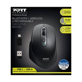 Myš PORT CONNECT Office Executive Rechargeable BT Combo čierna

 obrázok produktu 3 z 4