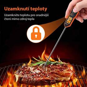 Teplomer do mäsa ThermoPro TP-01H oranžový

 obrázok produktu 2 z 6