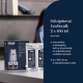 Odvápňovač pre espressá De'Longhi DLSC 200 

 obrázok produktu 2 z 2
