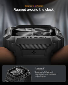 Remienok Spigen Rugged Armor 2 Pro na Apple Watch 42mm čierny

 obrázok produktu 14 z 16
