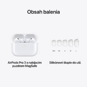 Slúchadlá Apple AirPods Pro 3 

 obrázok produktu 6 z 6