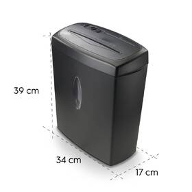Skartovač Hama Safe X100CD, krížový rez, 10 listov, P4 čierny

 obrázok produktu 3 z 4