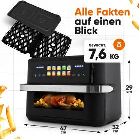 Fritéza teplovzdušná Profi Cook FR 1313 H čierna

 obrázok produktu 13 z 19