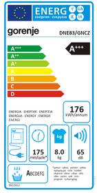 Sušička bielizne Gorenje DNE83/GNCZ biela

 obrázok produktu 1 z 13