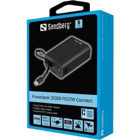 Powerbank Sandberg Connect PD20W 20000 mAh čierny

 obrázok produktu 3 z 3
