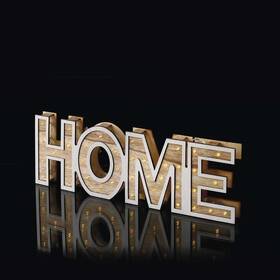 LED dekorácie EMOS nápis HOME drevený, 45cm, 2x AA, vnútorná, teplá biela 

 obrázok produktu 3 z 4