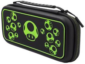 Puzdro PDP Travel Case Plus Glow 1-Up Mushroom, Nintendo Switch čierne/zelené

 obrázok produktu 2 z 5