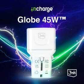 Nabíjačka do siete 3mk InCharge® Globe 45W biely

 obrázok produktu 2 z 9