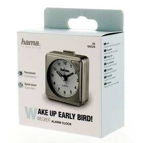 Budík Hama A50 strieborný/biely

 obrázok produktu 3 z 3