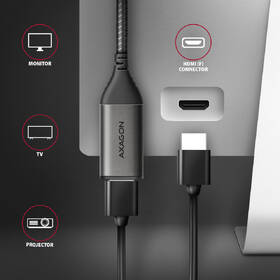 Redukcia Axagon USB-C / HDMI 2.0a, 25cm, 4K/60Hz HDR10 čierna

 obrázok produktu 3 z 8