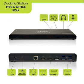 Dokovacia stanica PORT CONNECT 11v1, 3x 4K USB-C + USB 3.0 čierna

 obrázok produktu 6 z 6
