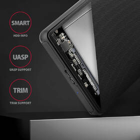 Box na HDD Axagon USB 5Gbps SLIDE box čierny

 obrázok produktu 4 z 5