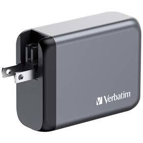 Cestovný adaptér Verbatim GNC-100 GaN 100W, 3x USB-C PD 100/65W, 1x USB-A QC 3.0 strieborný

 obrázok produktu 4 z 6
