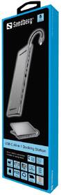 Dokovacia stanica Sandberg USB-C All-in-1 Dock strieborná

 obrázok produktu 2 z 3
