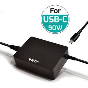 Sieťový adaptér PORT CONNECT 90W, USB-C plug čierny

 obrázok produktu 1 z 4