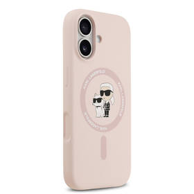 Kryt na mobil Karl Lagerfeld Liquid Silicone Karl and Choupette MagSafe na Apple iPhone 17 ružový

 obrázok produktu 3 z 7