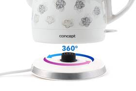 Rýchlovarná kanvica Concept RK-0010 biela

 obrázok produktu 4 z 4