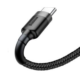 Kábel Baseus Cafule USB/USB-C, 3A, 1m čierny/sivý

 obrázok produktu 3 z 4