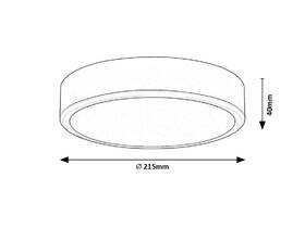 LED stropné svietidlo Rabalux Lauri, okrúhle 71244 biele

 obrázok produktu 3 z 3