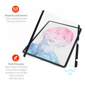 Ochranná fólia FIXED Magnetic PaperFilm na Apple iPad Air 11" (2024/2025) 

 obrázok produktu 2 z 3