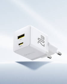 Nabíjačka do siete Baseus Palm 20W 1xUSB-A 1xUSB-C PD QC 3.0 biela

 obrázok produktu 4 z 13