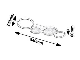 LED stropné svietidlo Rabalux ARANIS 71379, 40W, stmievanie, ovládanie čierne

 obrázok produktu 5 z 6