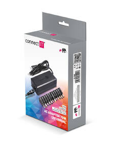 Sieťový adaptér Connect IT CI-132 univerzálny pre notebooky, 70 W 

 obrázok produktu 3 z 3