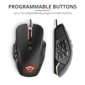 Myš Trust GXT 970 Morfix Customisable Wired čierna

 obrázok produktu 12 z 16