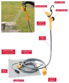 Sprcha Compass přenosná 12 V 

 obrázok produktu 3 z 7