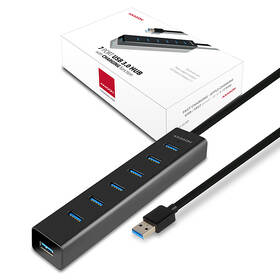USB Hub Axagon USB / 7x USB 3.0 čierny

 obrázok produktu 8 z 8