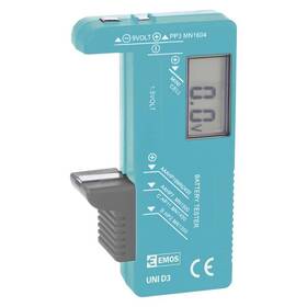 Tester akumulátora EMOS AA, AAA, C, D, 9V, gombíkových 

 obrázok produktu 1 z 8