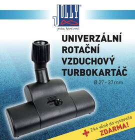 Turbohubica vzduchová Jolly Univerzálna turbokefa čierna

 obrázok produktu 1 z 5
