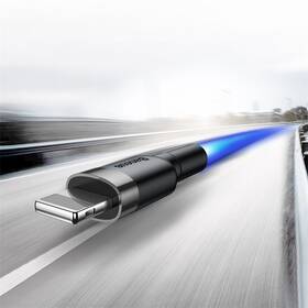 Kábel Baseus Cafule USB/Lightning, 1m čierny/sivý

 obrázok produktu 9 z 10